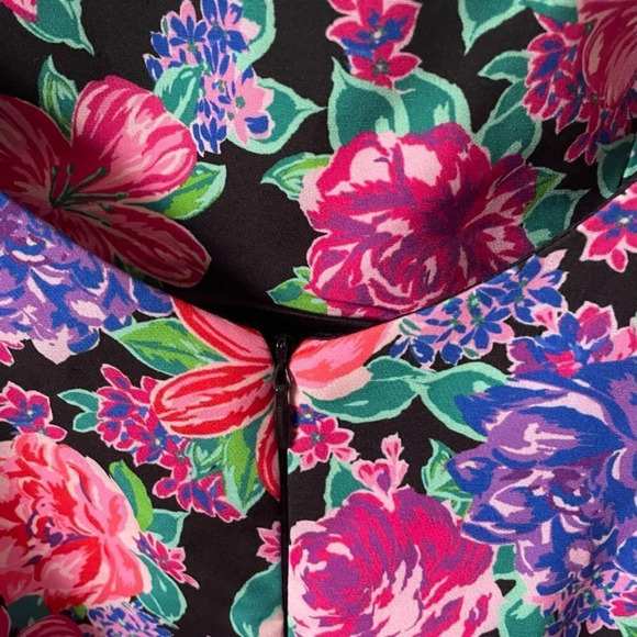 Zara Puffy Sleeve Belted Floral Mini Dress Bloggers  Fav Sz XS - Picture 10 of 12